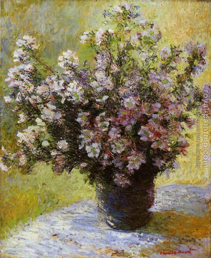 Claude Oscar Monet : Bouquet of Mallows